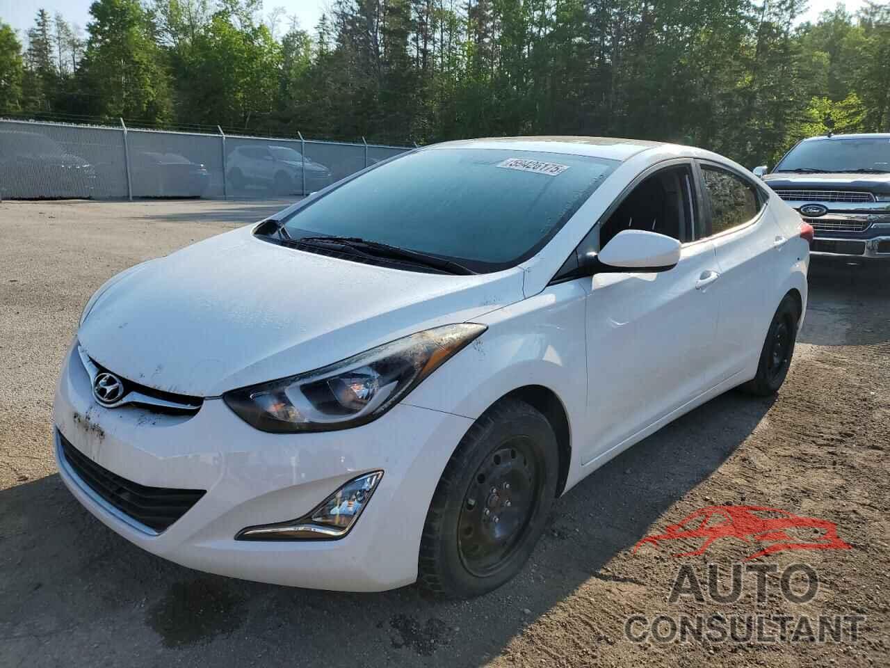 HYUNDAI ELANTRA 2016 - KMHDH4AE9GU551280
