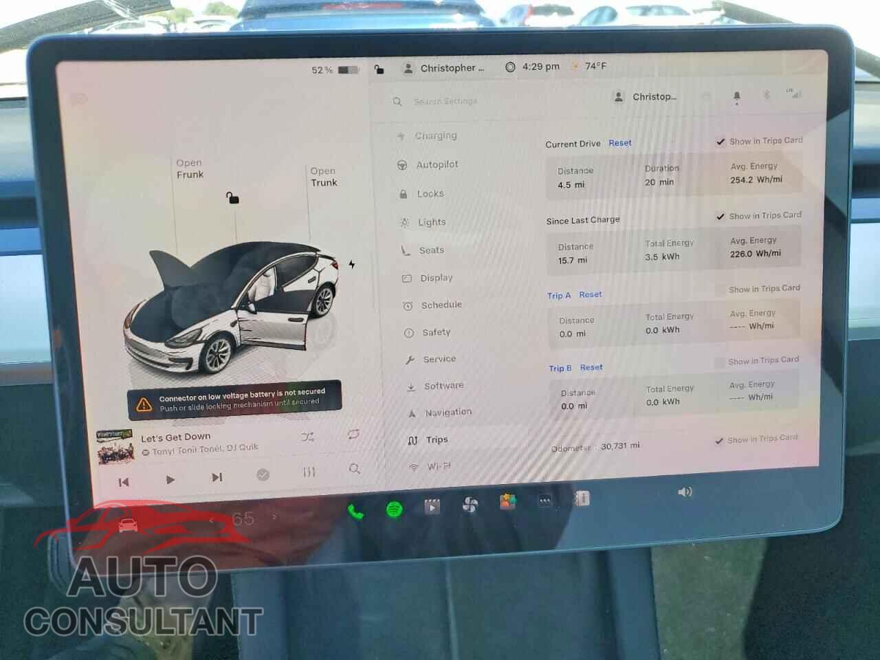 TESLA MODEL 3 2022 - 5YJ3E1EA7NF355469
