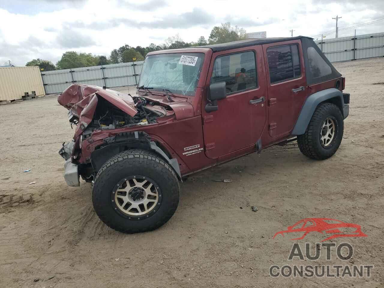 JEEP WRANGLER 2010 - 1J4BB3H15AL214106