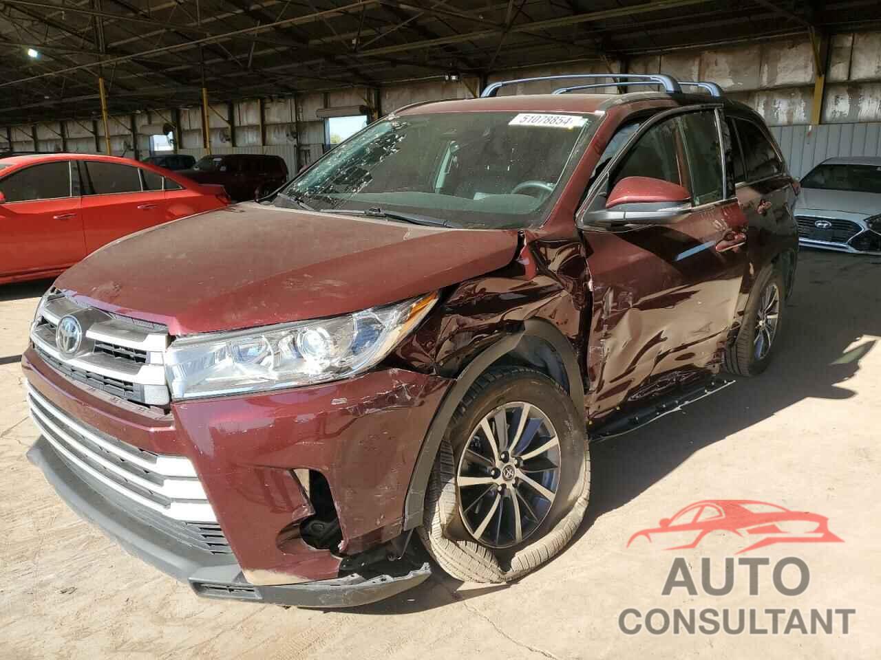 TOYOTA HIGHLANDER 2019 - 5TDKZRFH3KS364607