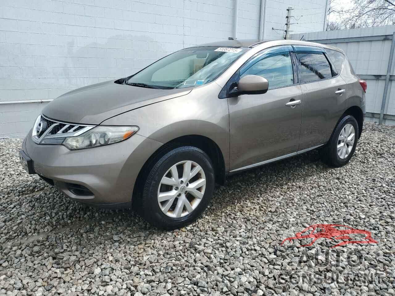 NISSAN MURANO 2012 - JN8AZ1MWXCW228608