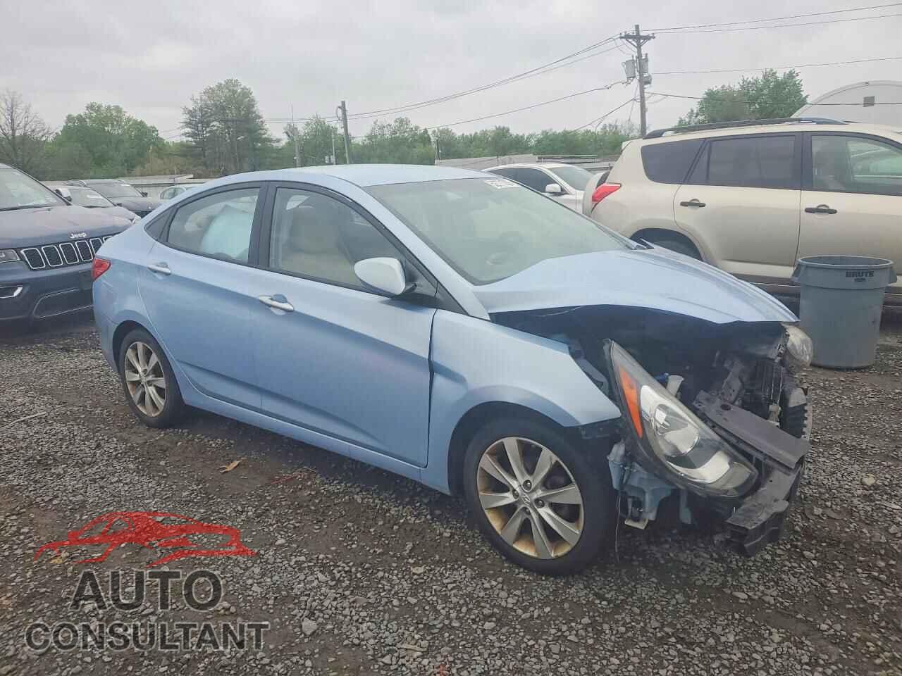 HYUNDAI ACCENT 2013 - KMHCU4AE4DU489550