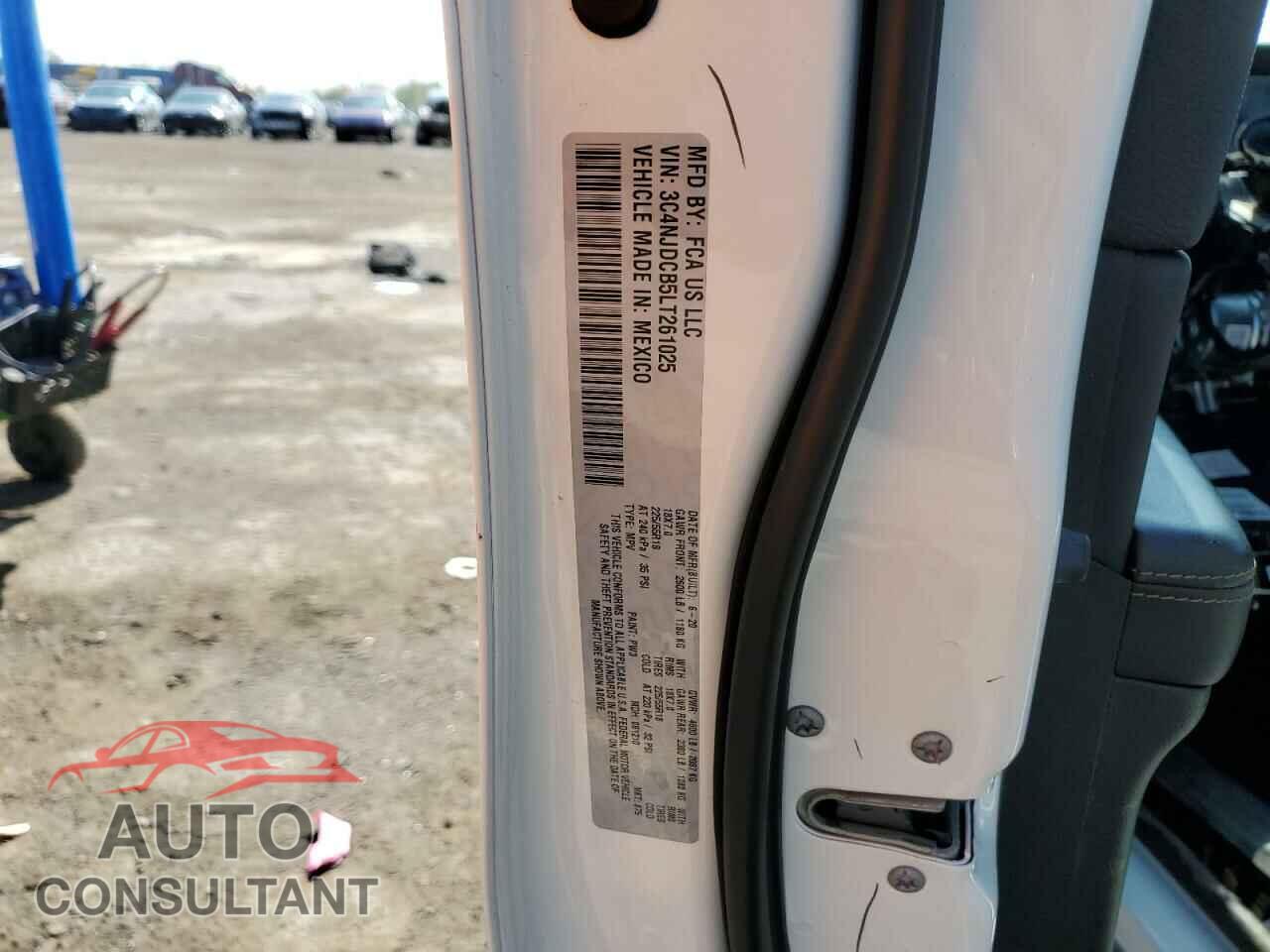 JEEP COMPASS 2020 - 3C4NJDCB5LT261025