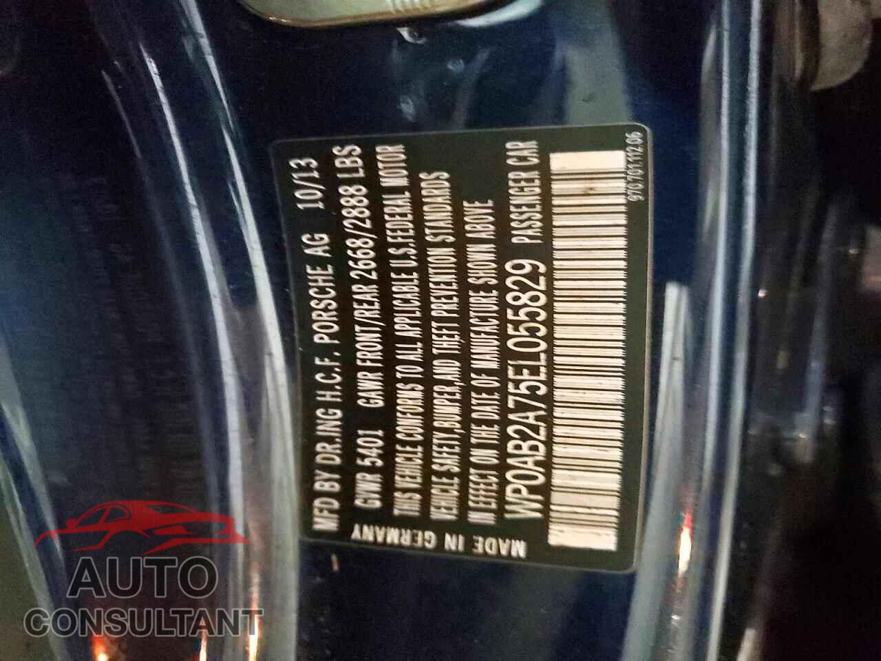 PORSCHE PANAMERA 2014 - WP0AB2A75EL055829