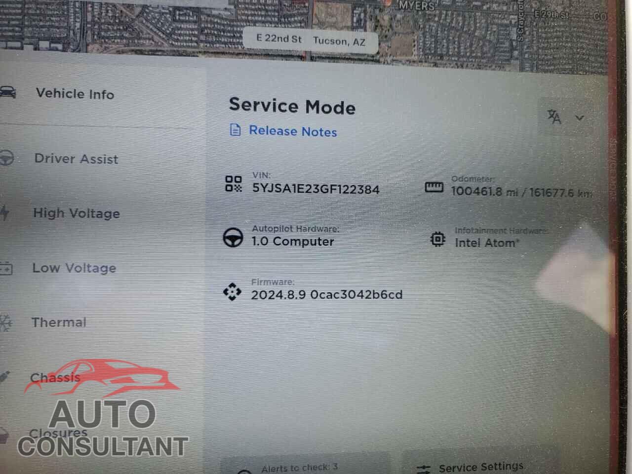 TESLA MODEL S 2016 - 5YJSA1E23GF122384