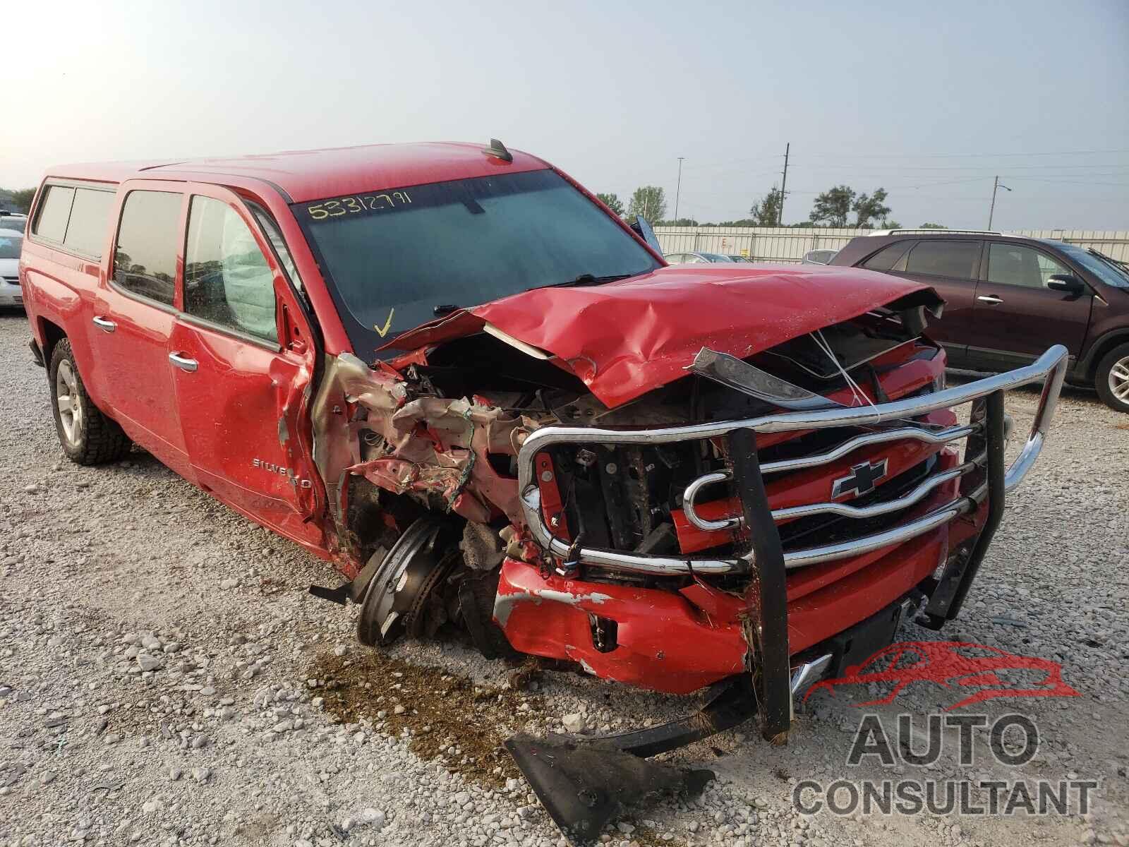 CHEVROLET SILVERADO 2016 - 3GCUKREC3GG231466