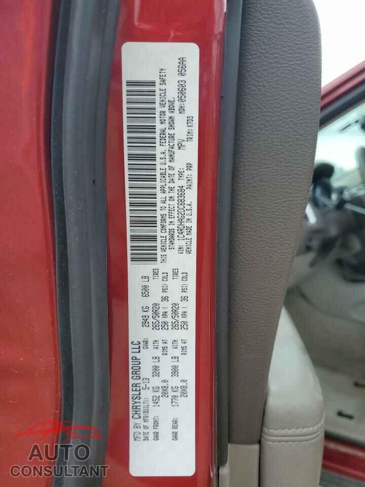 DODGE DURANGO 2013 - 1C4RDHAG2DC683684
