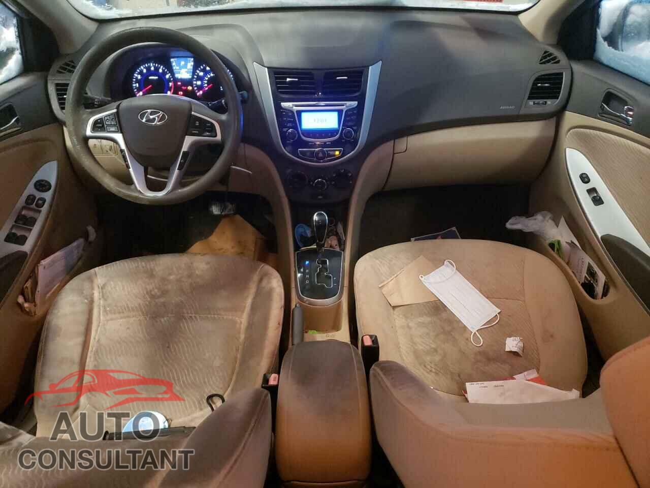 HYUNDAI ACCENT 2012 - KMHCU4AE6CU078780