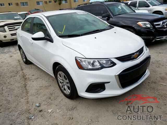 CHEVROLET SONIC 2018 - 1G1JB5SH6J4137185