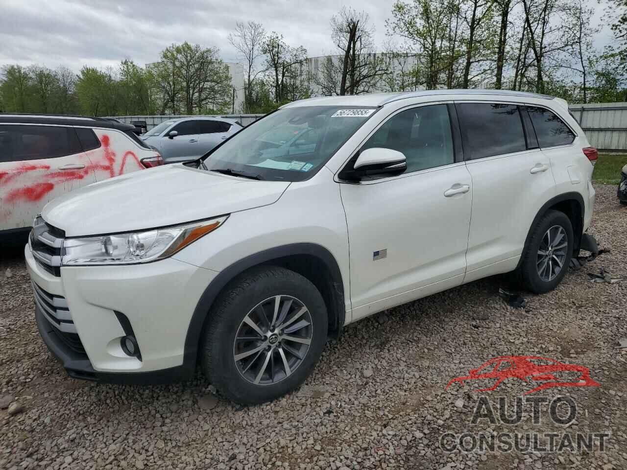 TOYOTA HIGHLANDER 2017 - 5TDJZRFHXHS424838