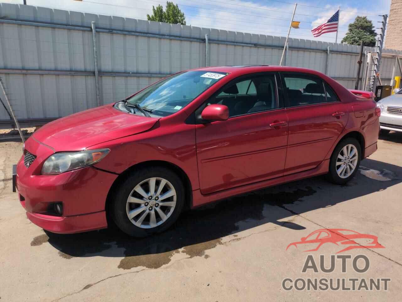TOYOTA COROLLA 2009 - 1NXBU40E49Z067766