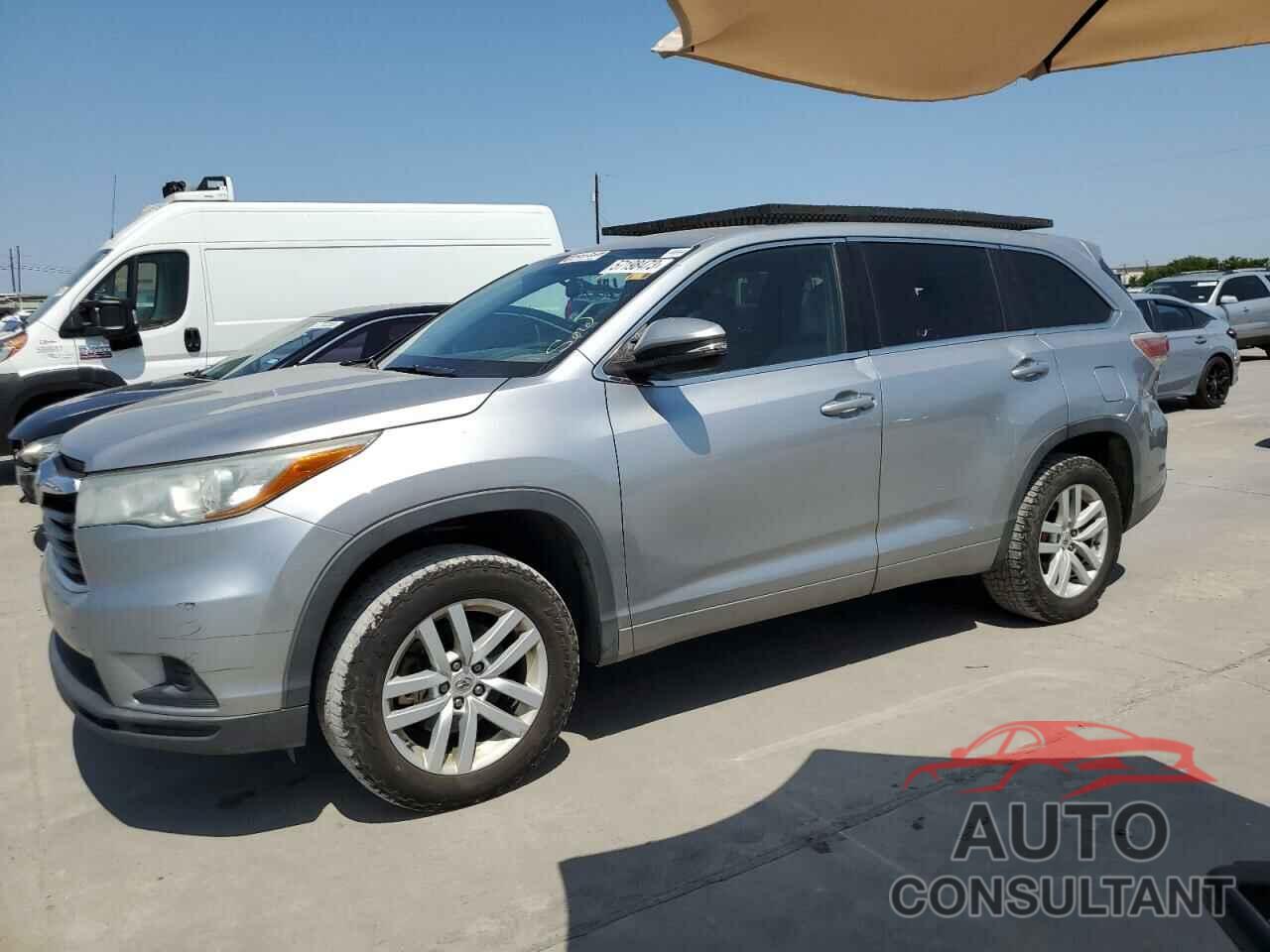 TOYOTA HIGHLANDER 2015 - 5TDZKRFHXFS055290