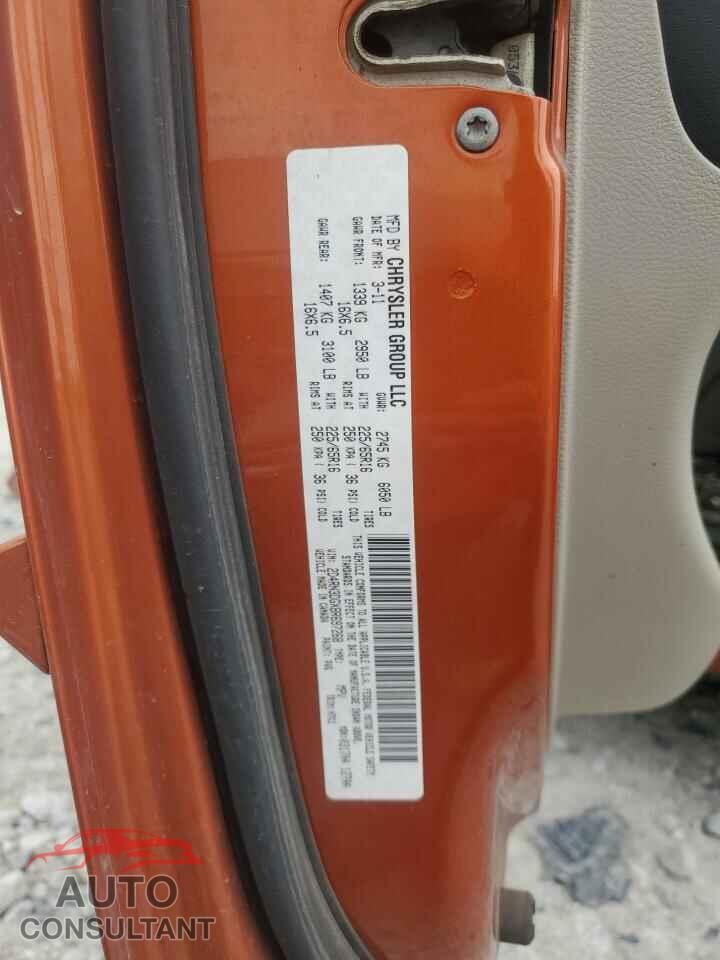 DODGE CARAVAN 2011 - 2D4RN3DGXBR697268