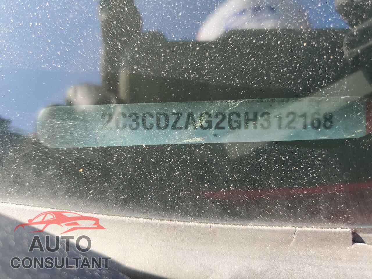 DODGE CHALLENGER 2016 - 2C3CDZAG2GH312168