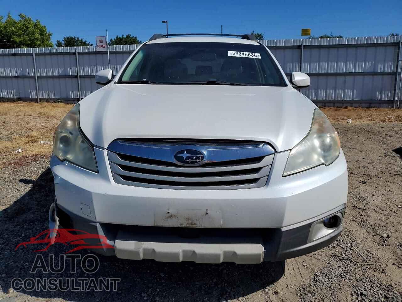 SUBARU OUTBACK 2012 - 4S4BRBCC4C3249982