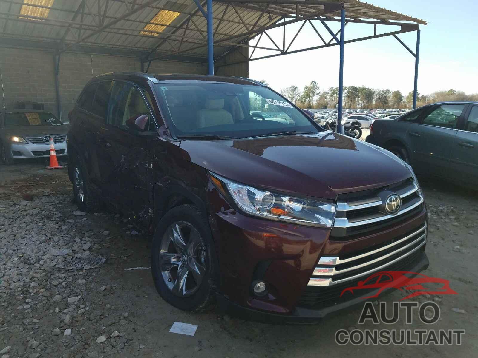 TOYOTA HIGHLANDER 2019 - 5TDDZRFH6KS741083