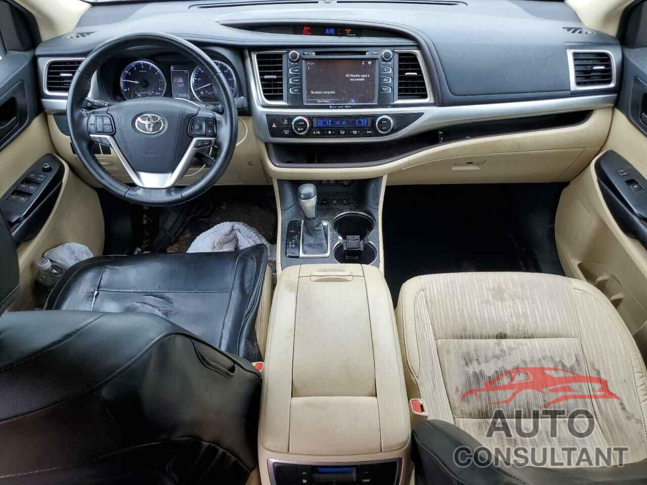 TOYOTA HIGHLANDER 2017 - 5TDBZRFH8HS371531