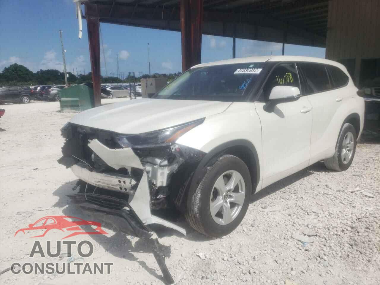TOYOTA HIGHLANDER 2021 - 5TDCZRAH2MS047741