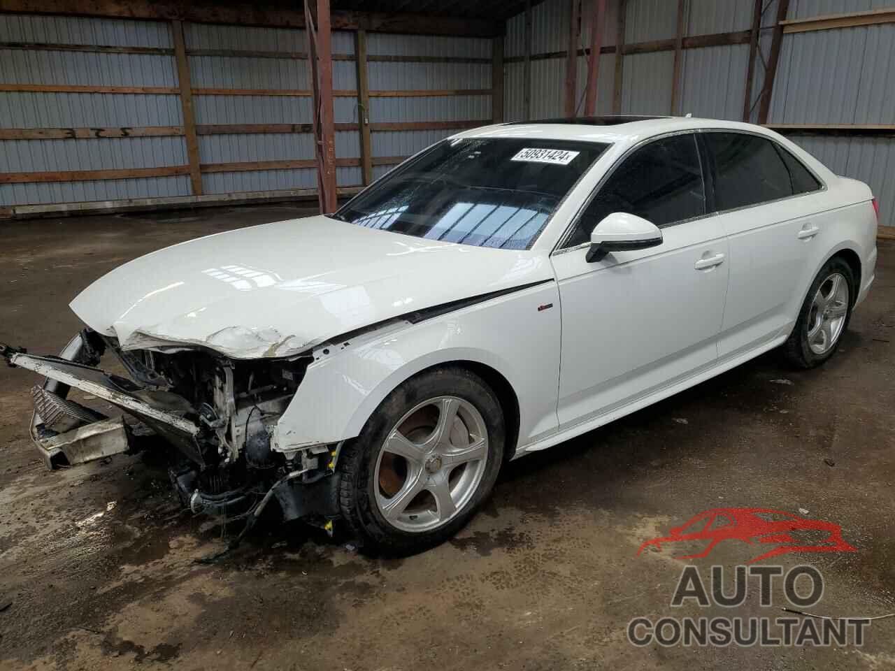 AUDI A4 2018 - WAUPNAF4XJA225549