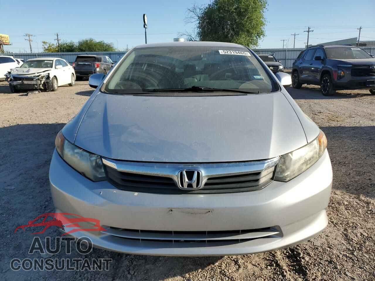HONDA CIVIC 2012 - 19XFB2F57CE095445