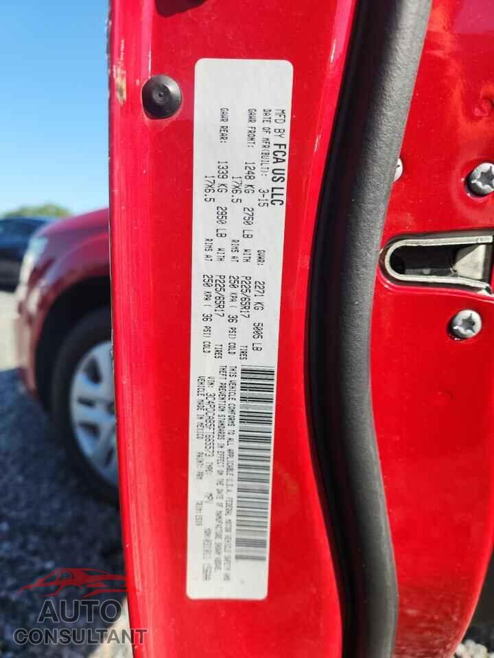 DODGE JOURNEY 2015 - 3C4PDCAB5FT665573