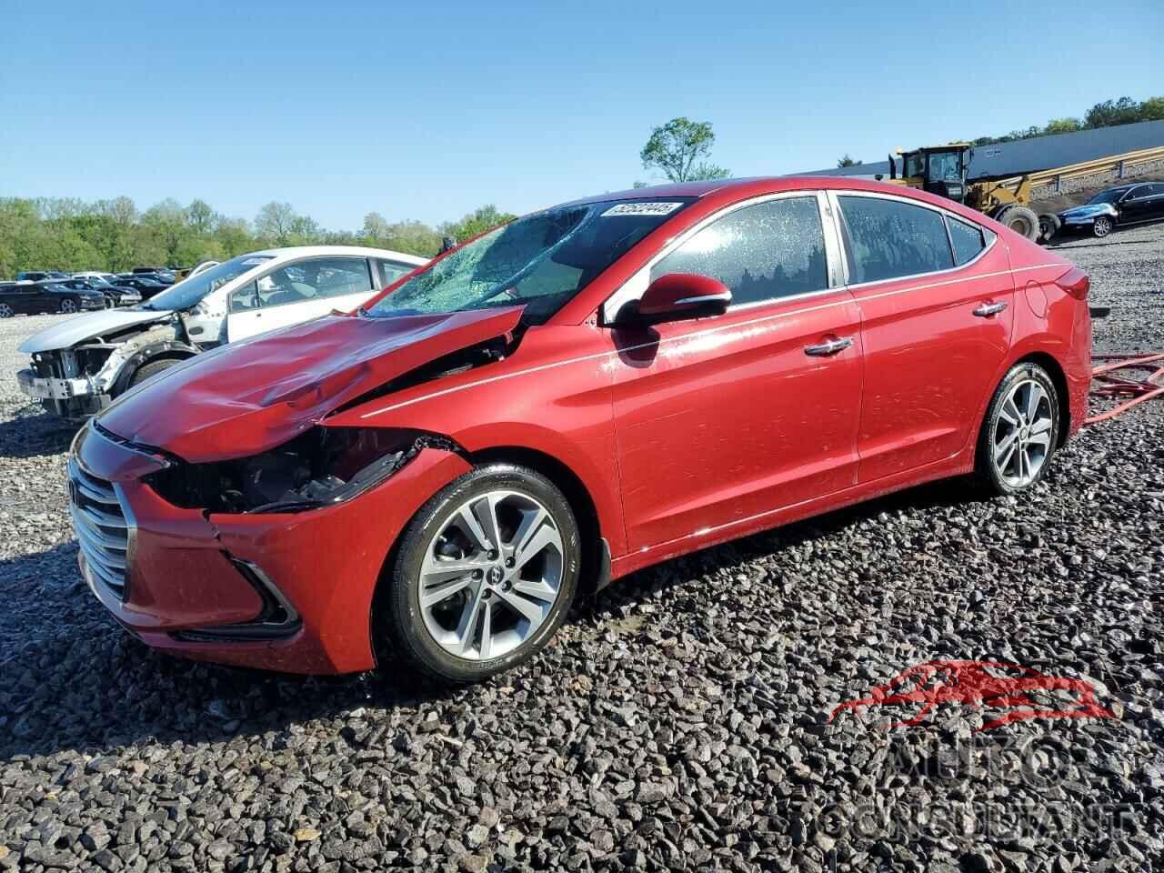 HYUNDAI ELANTRA 2017 - KMHD84LF4HU062843