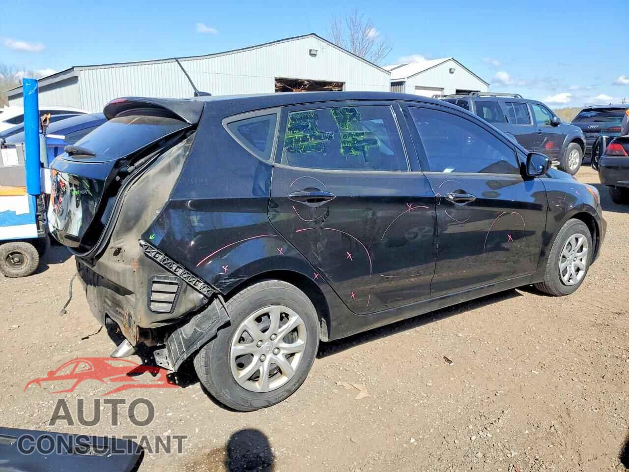 HYUNDAI ACCENT 2013 - KMHCT5AE4DU062345