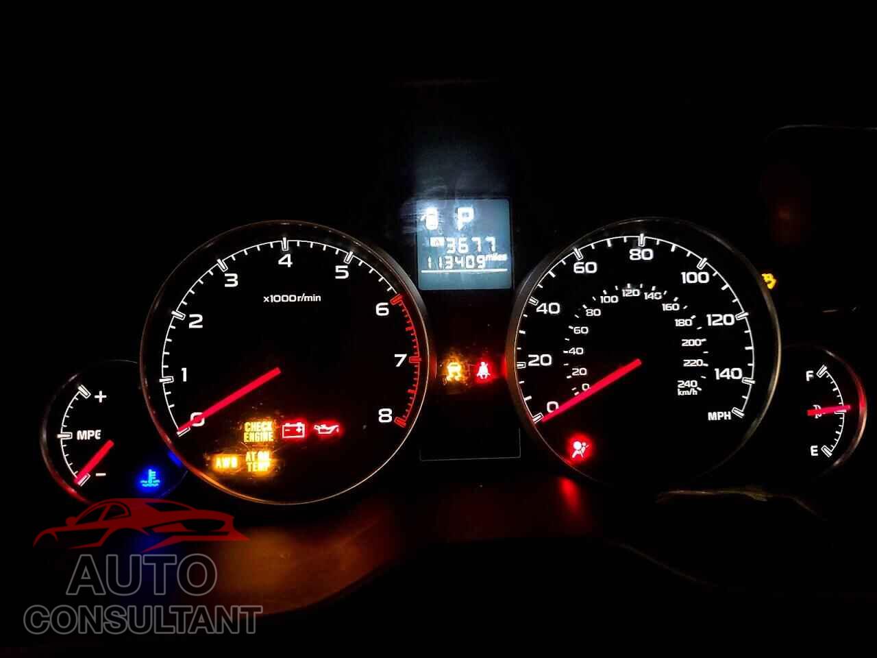 SUBARU LEGACY 2013 - 4S3BMBA68D3040858