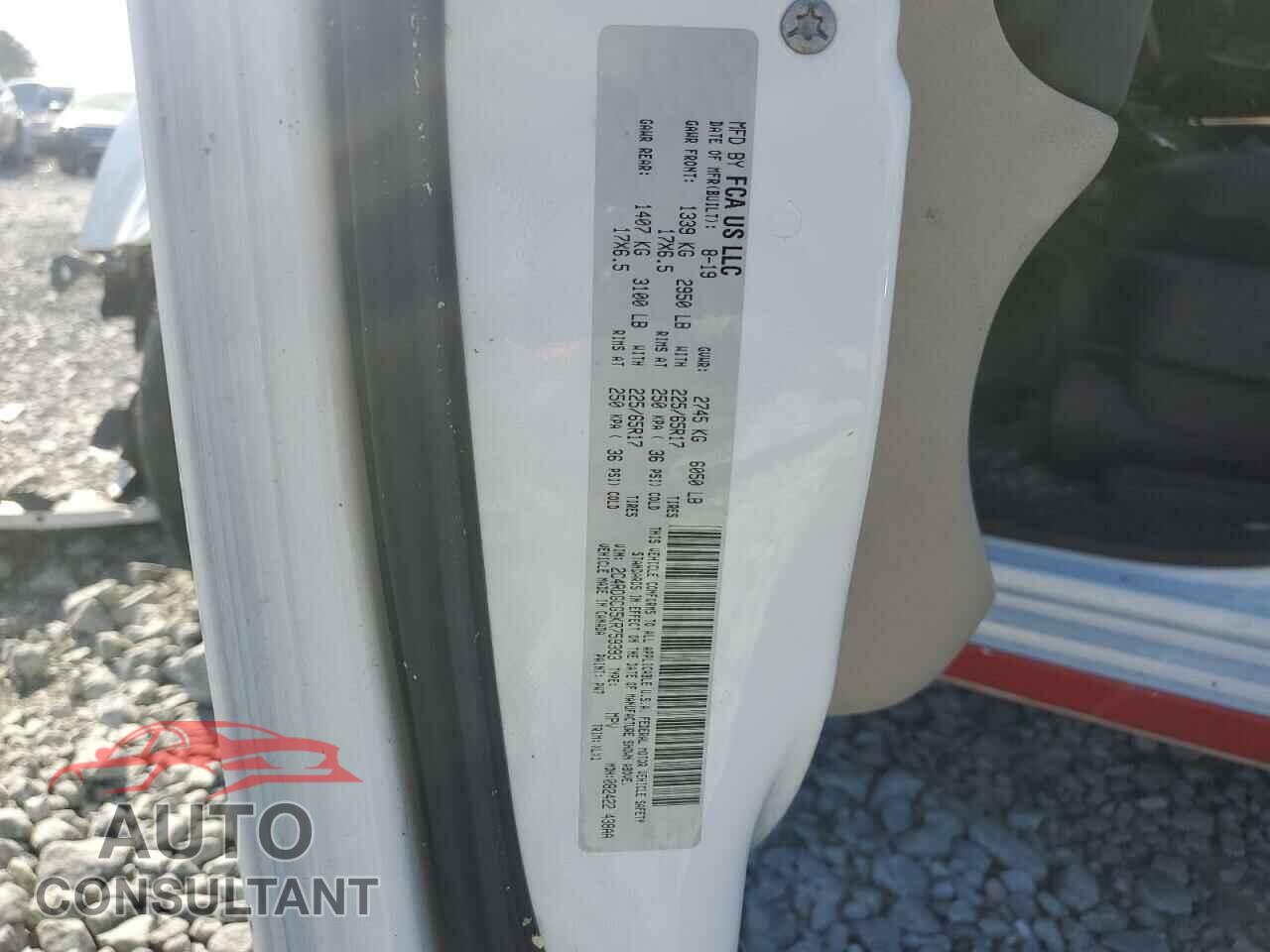 DODGE CARAVAN 2019 - 2C4RDGCG5KR759393