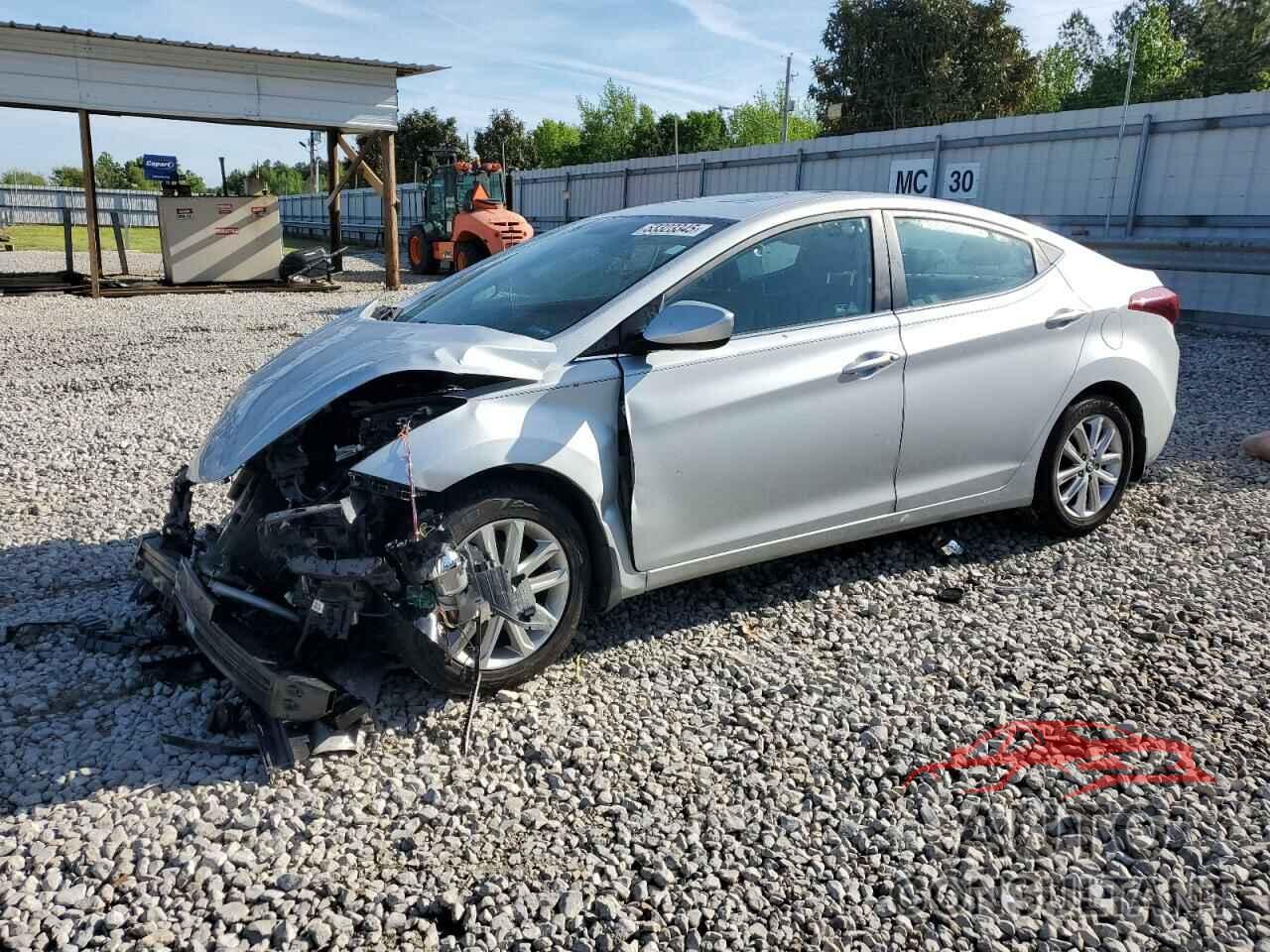 HYUNDAI ELANTRA 2015 - KMHDH4AE2FU227926