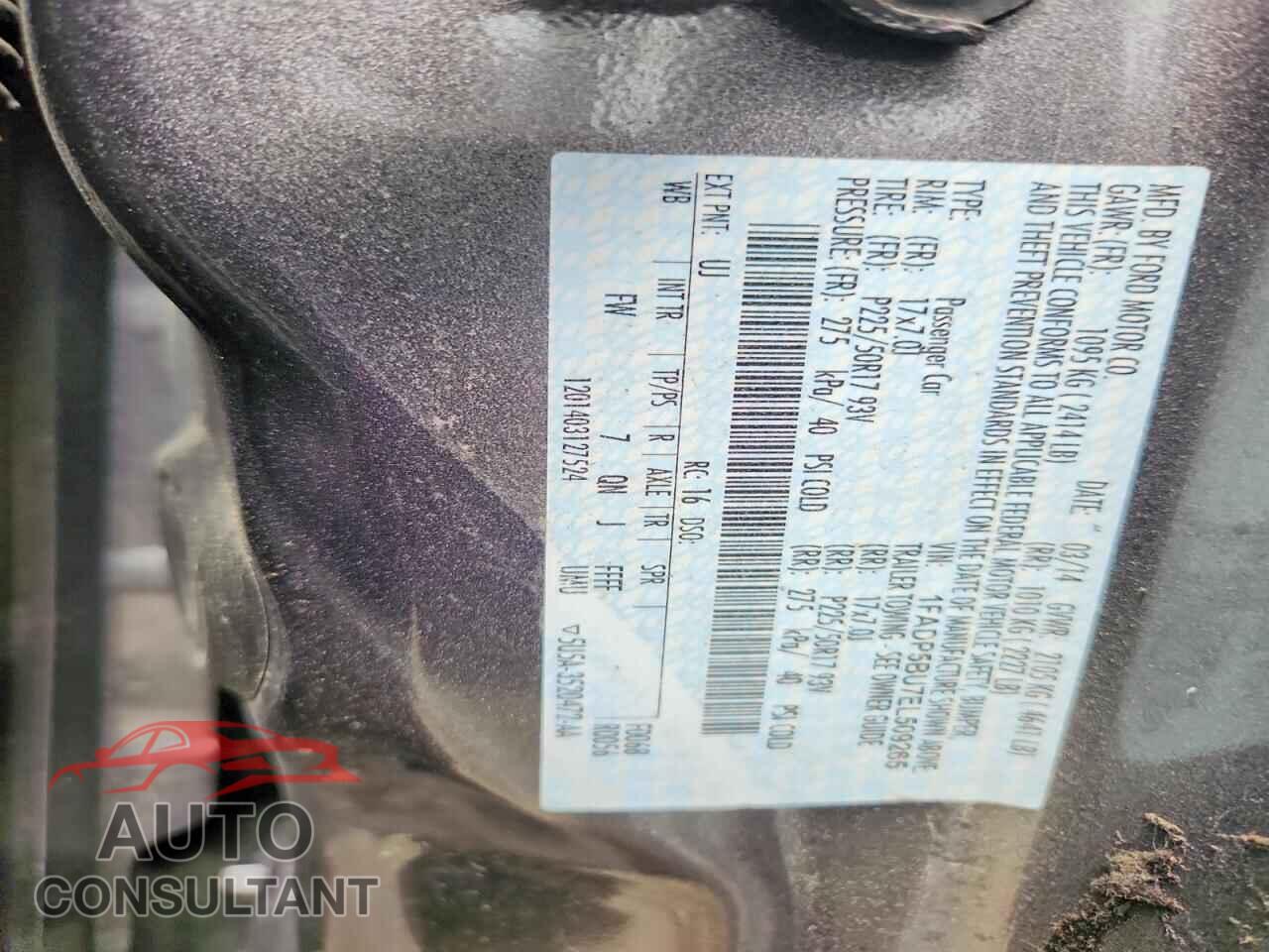FORD CMAX 2014 - 1FADP5BU7EL509265