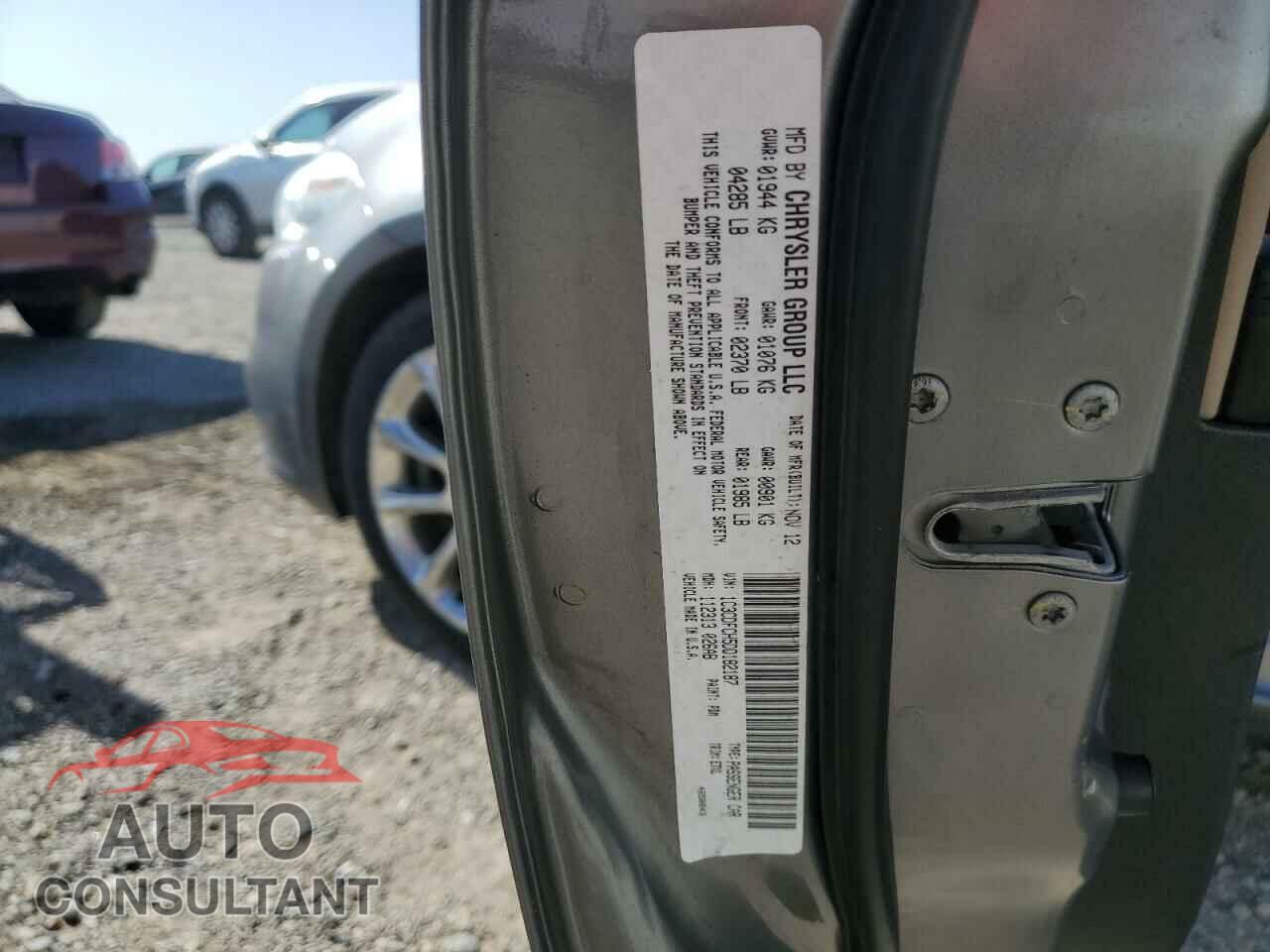 DODGE DART 2013 - 1C3CDFCH5DD182187