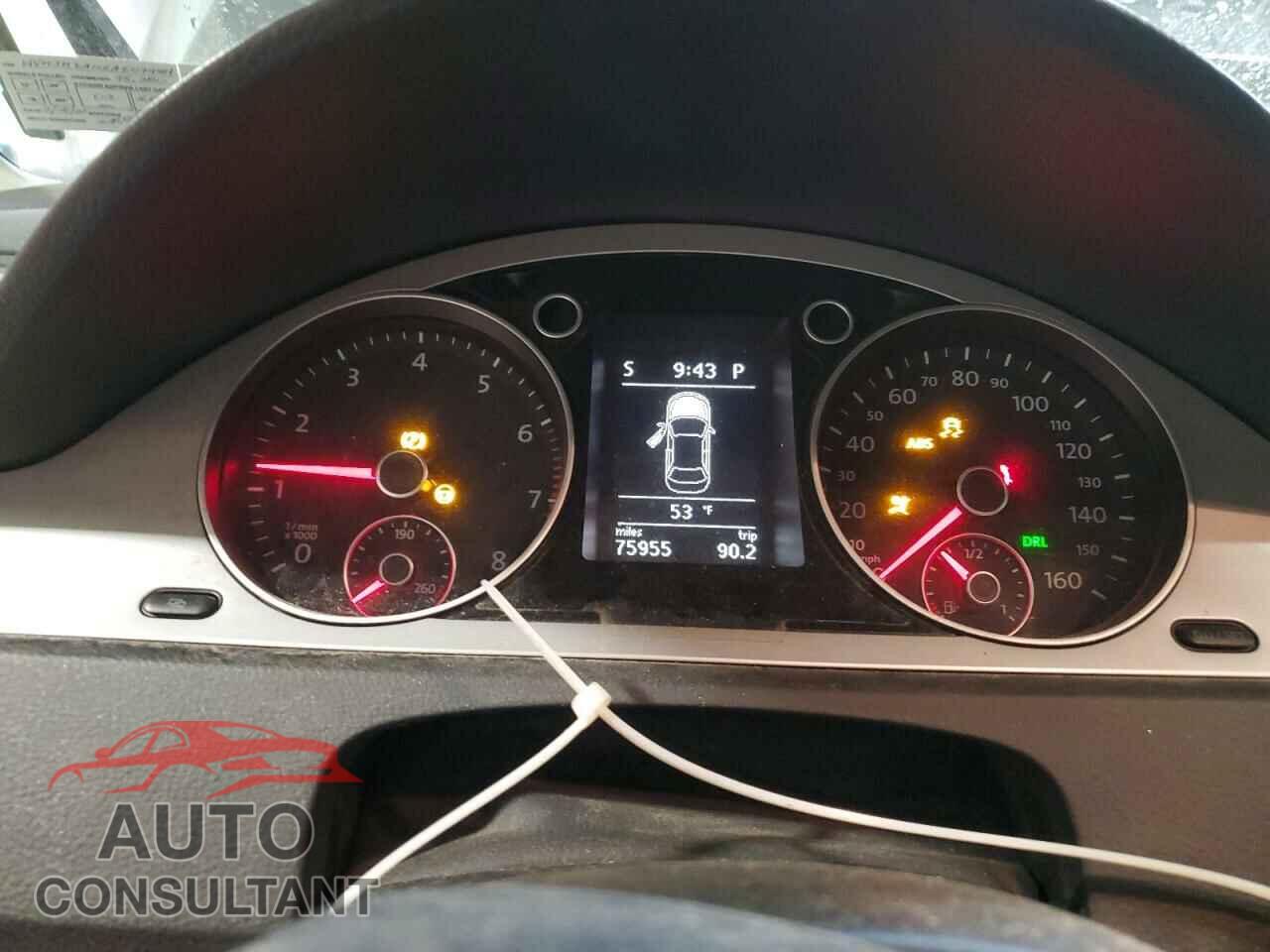 VOLKSWAGEN PASSAT 2010 - WVWJM7ANXAE079984