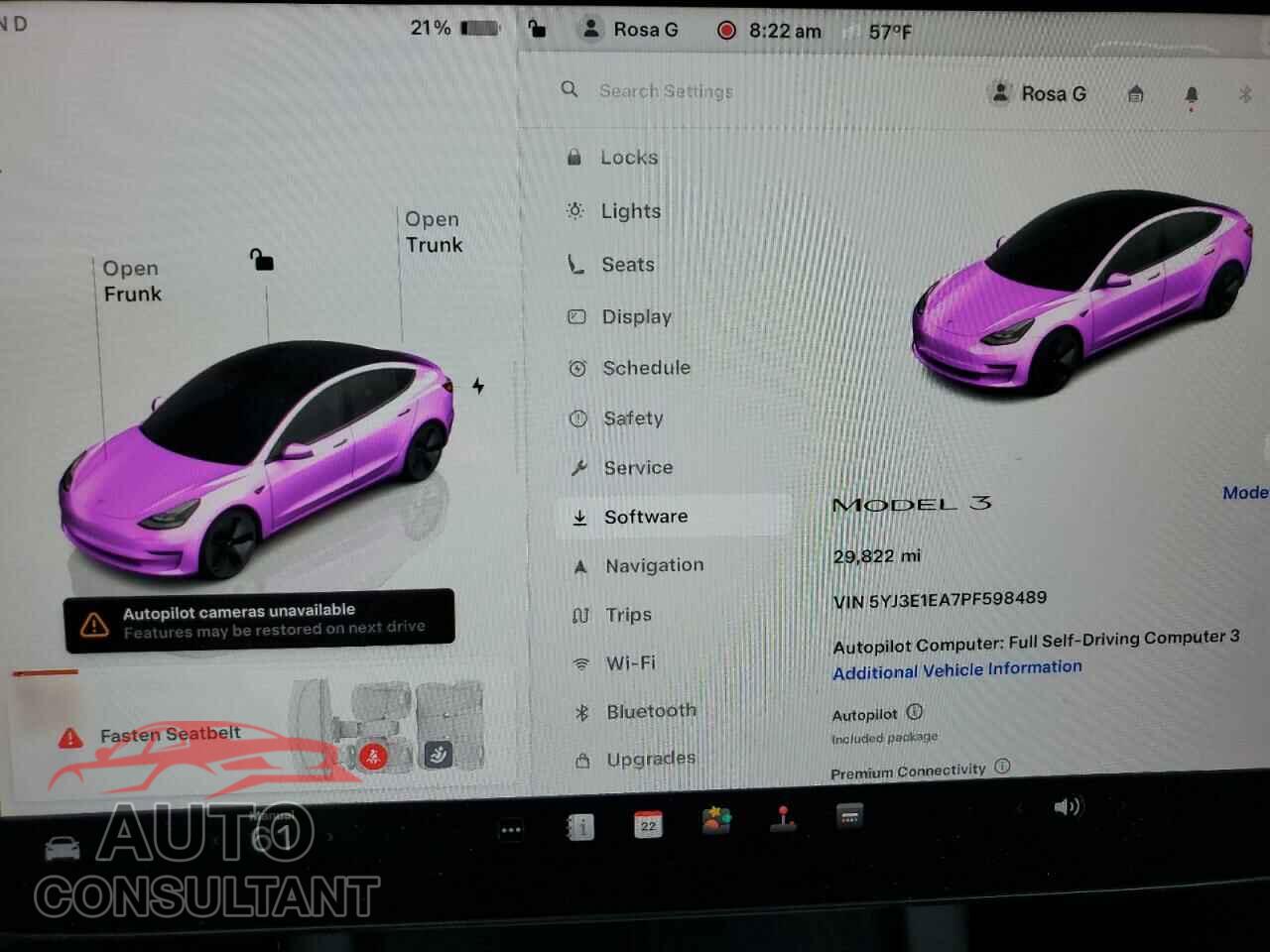 TESLA MODEL 3 2023 - 5YJ3E1EA7PF598489