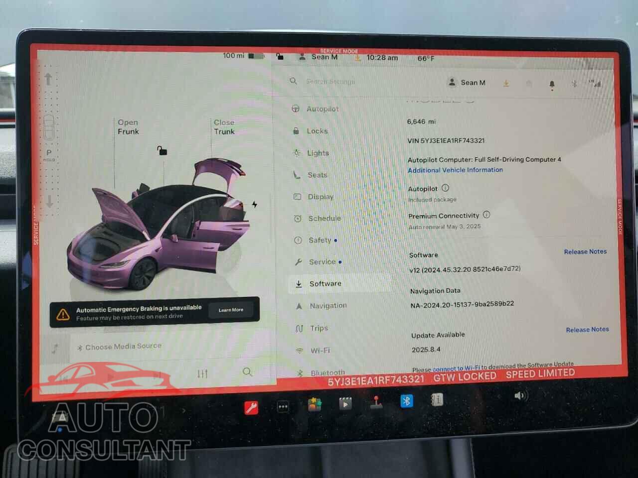 TESLA MODEL 3 2024 - 5YJ3E1EA1RF743321