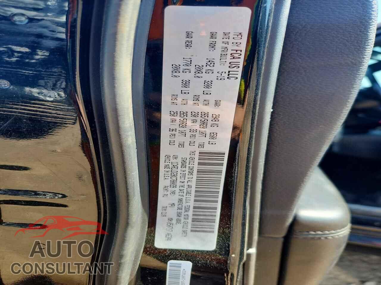 DODGE DURANGO 2019 - 1C4RDJDG9KC780039
