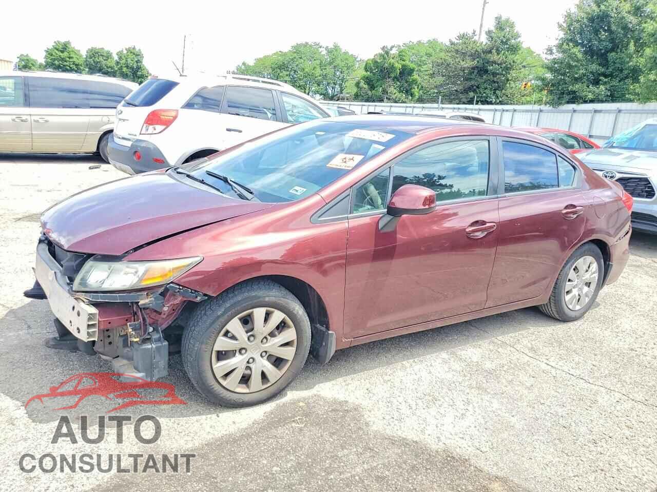 HONDA CIVIC 2012 - 19XFB2F57CE072800