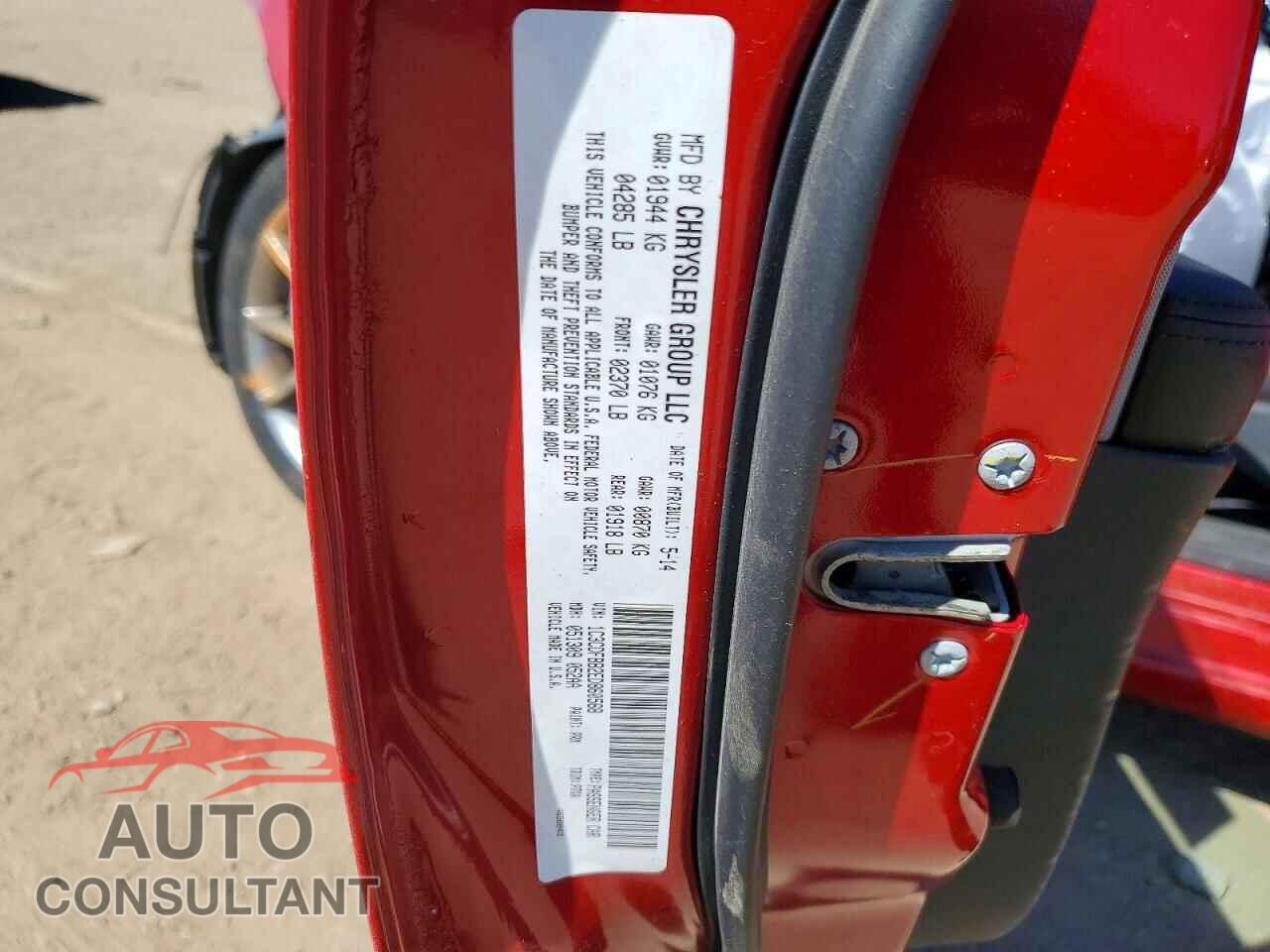 DODGE DART 2014 - 1C3CDFBB2ED860568
