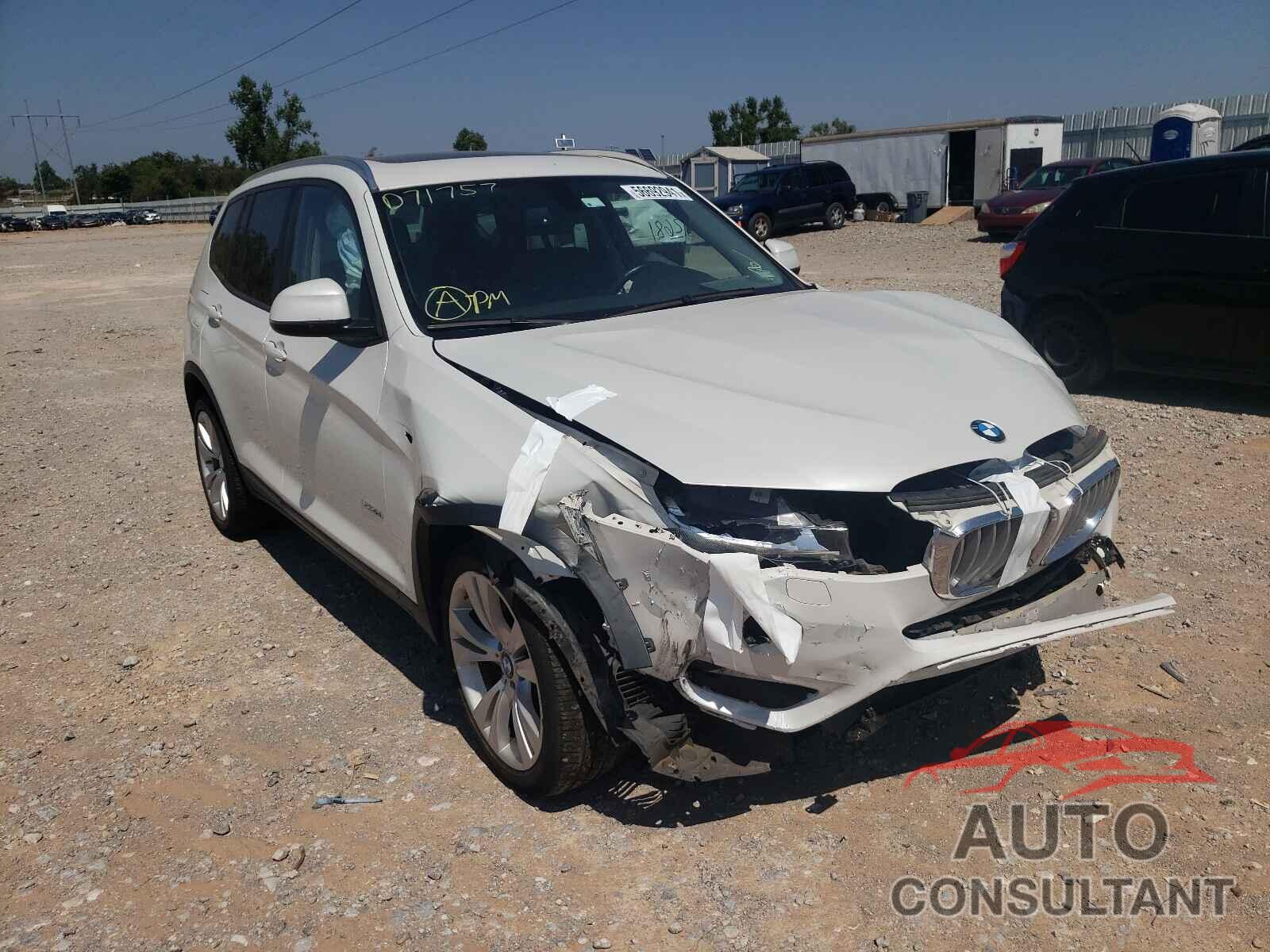 BMW X3 2016 - 5UXWX9C56G0D71757