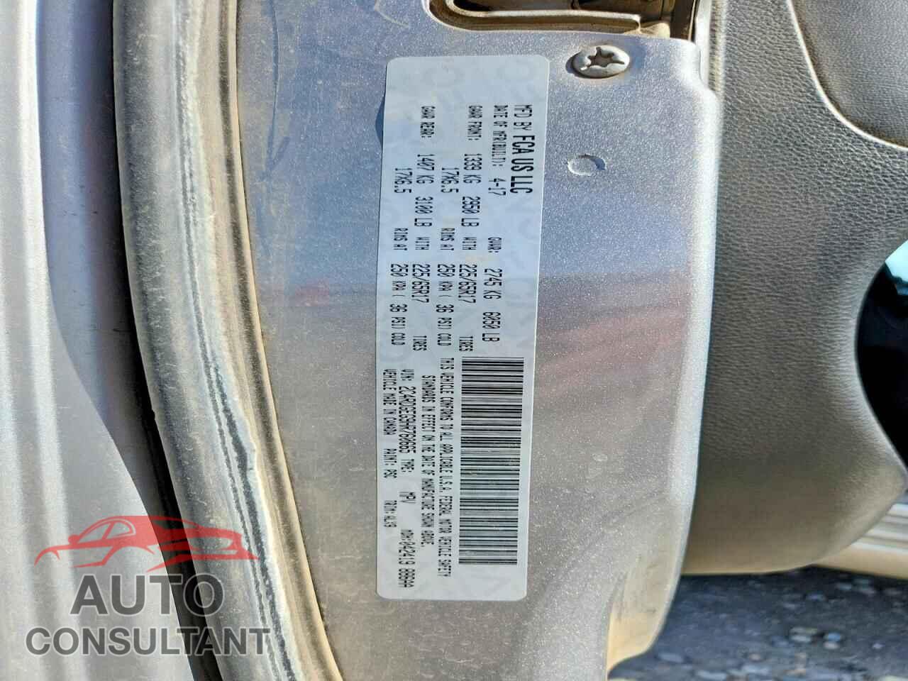 DODGE CARAVAN 2017 - 2C4RDGEG9HR760665
