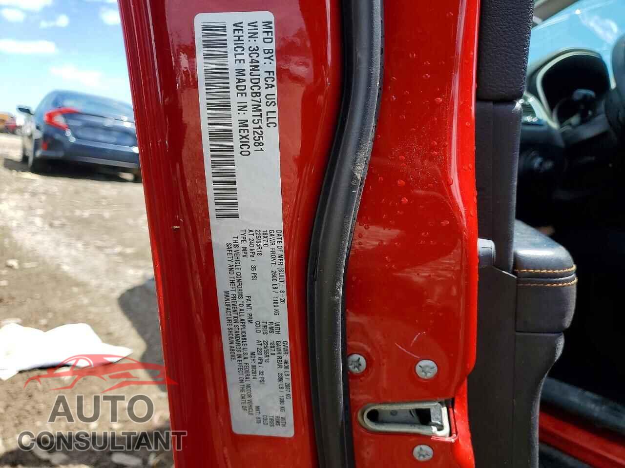 JEEP COMPASS 2021 - 3C4NJDCB7MT512581