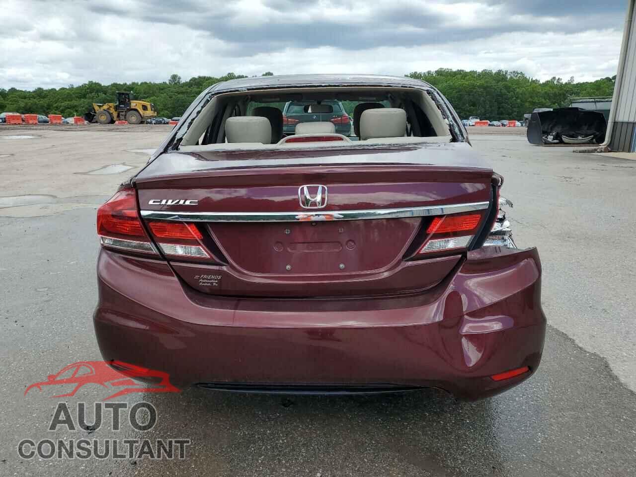 HONDA CIVIC 2013 - 19XFB2F54DE220709