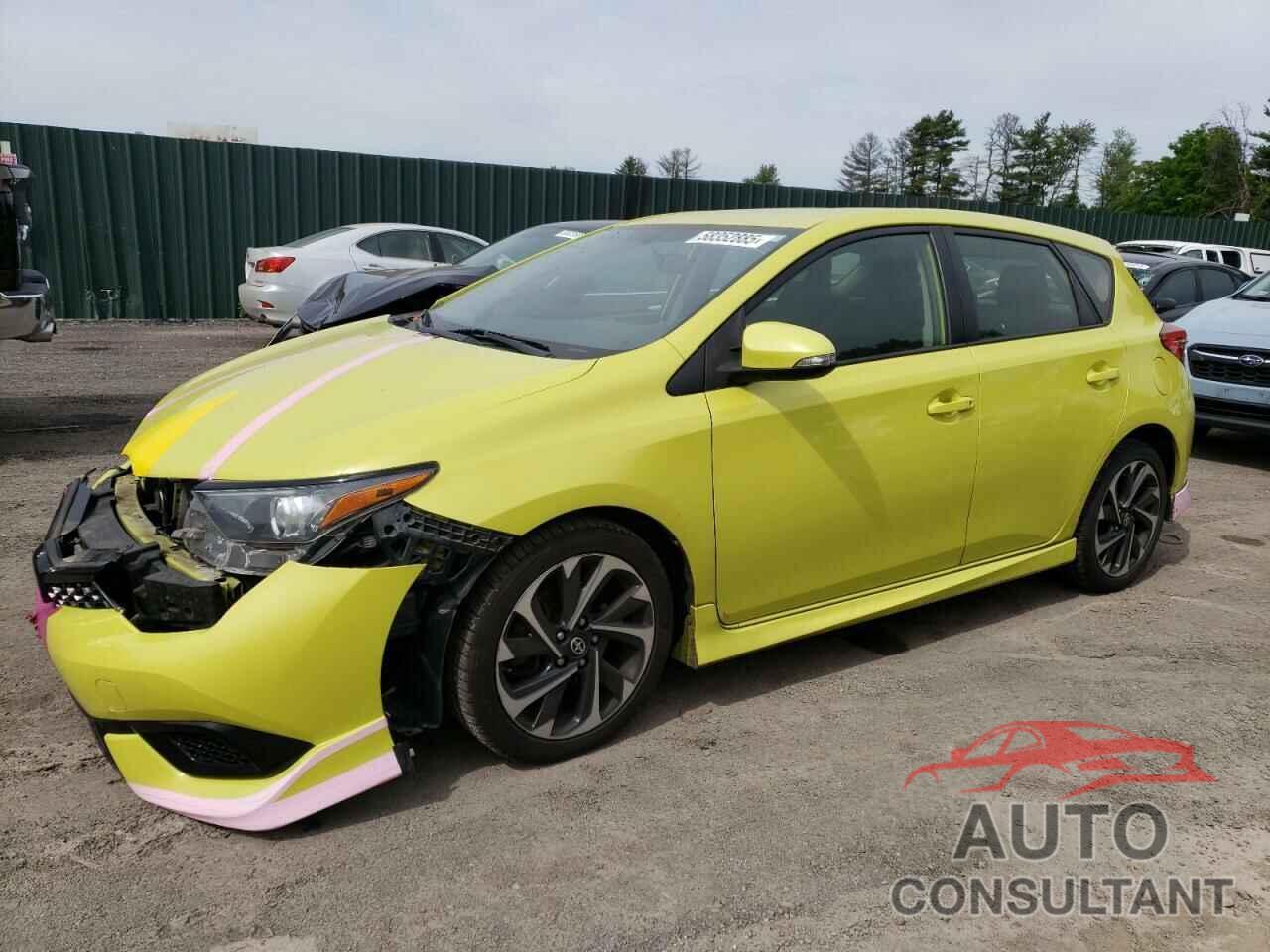 TOYOTA SCION 2016 - JTNKARJE7GJ500130