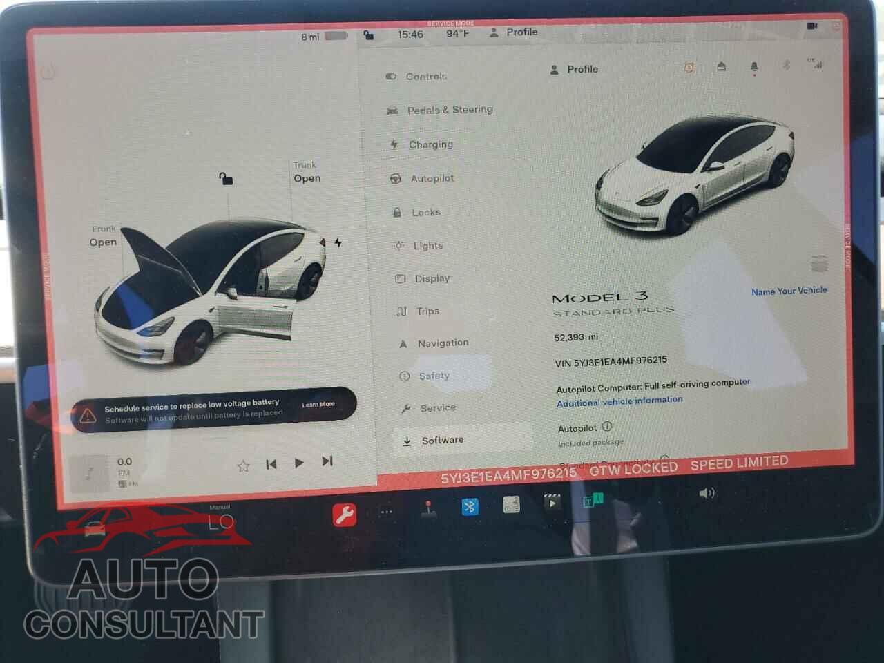 TESLA MODEL 3 2021 - 5YJ3E1EA4MF976215