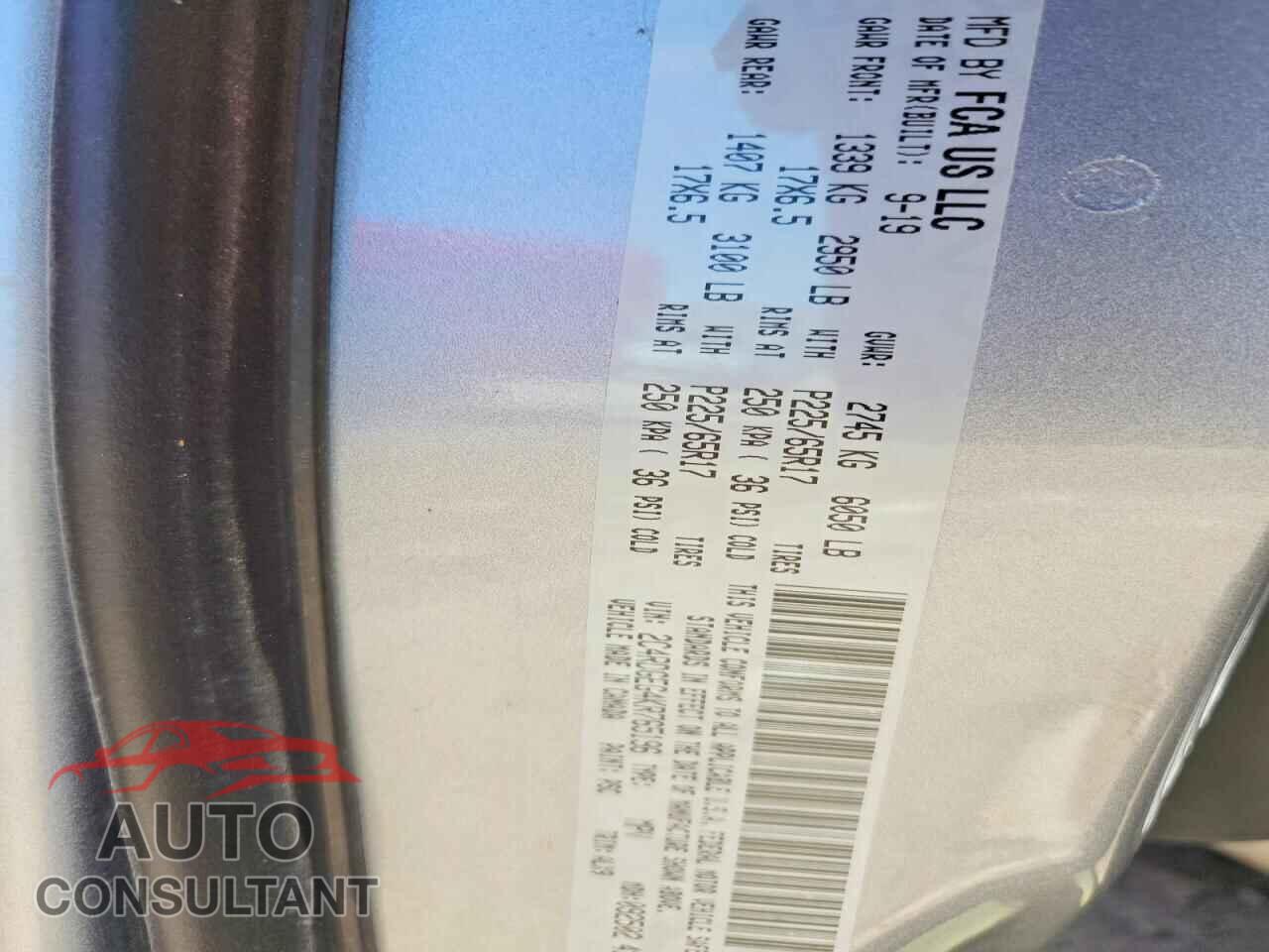 DODGE CARAVAN 2019 - 2C4RDGEG4KR765196