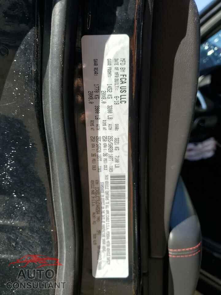 DODGE DURANGO 2018 - 1C4SDJCT9JC445264