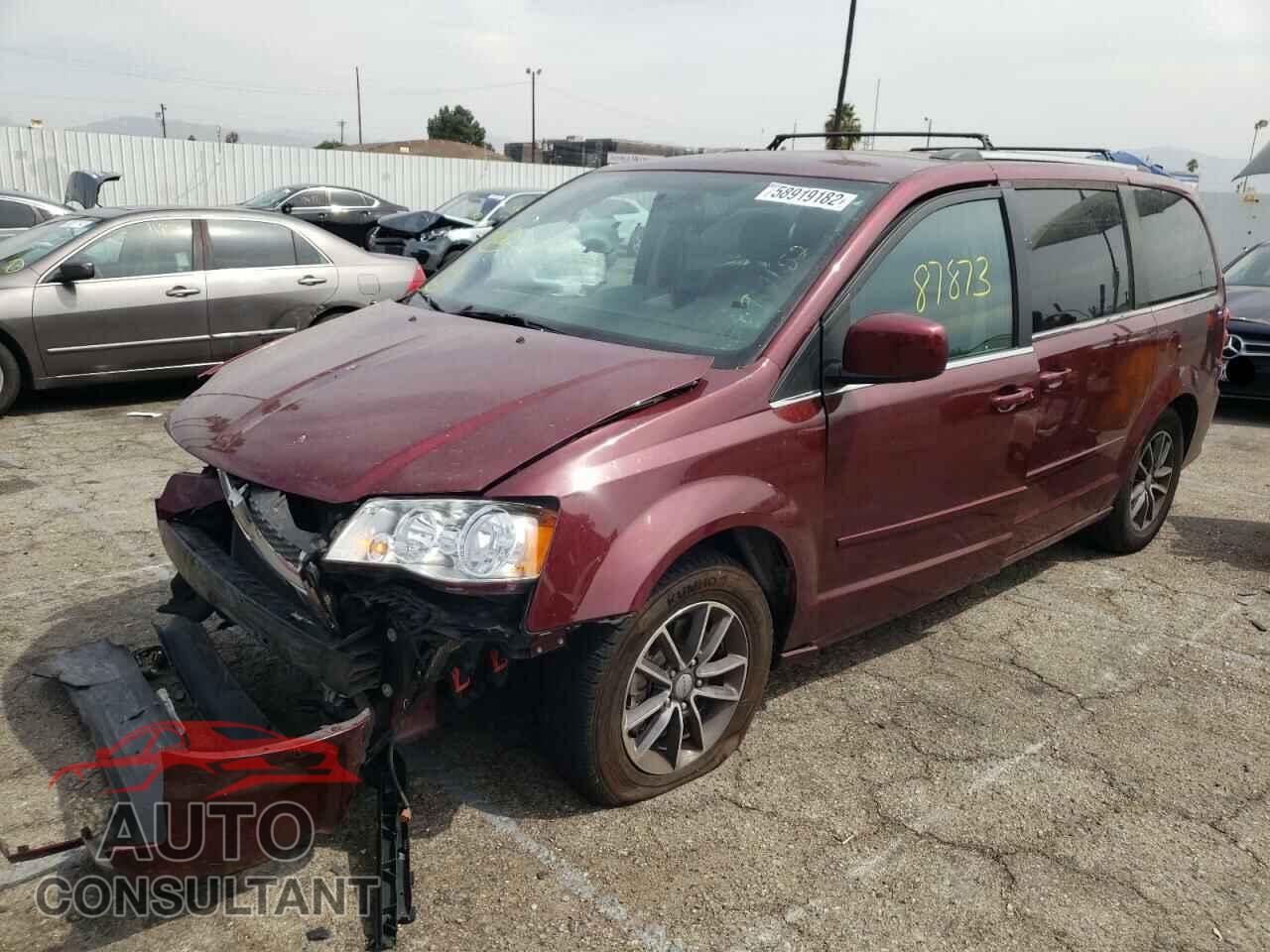 DODGE CARAVAN 2017 - 2C4RDGCG4HR789235