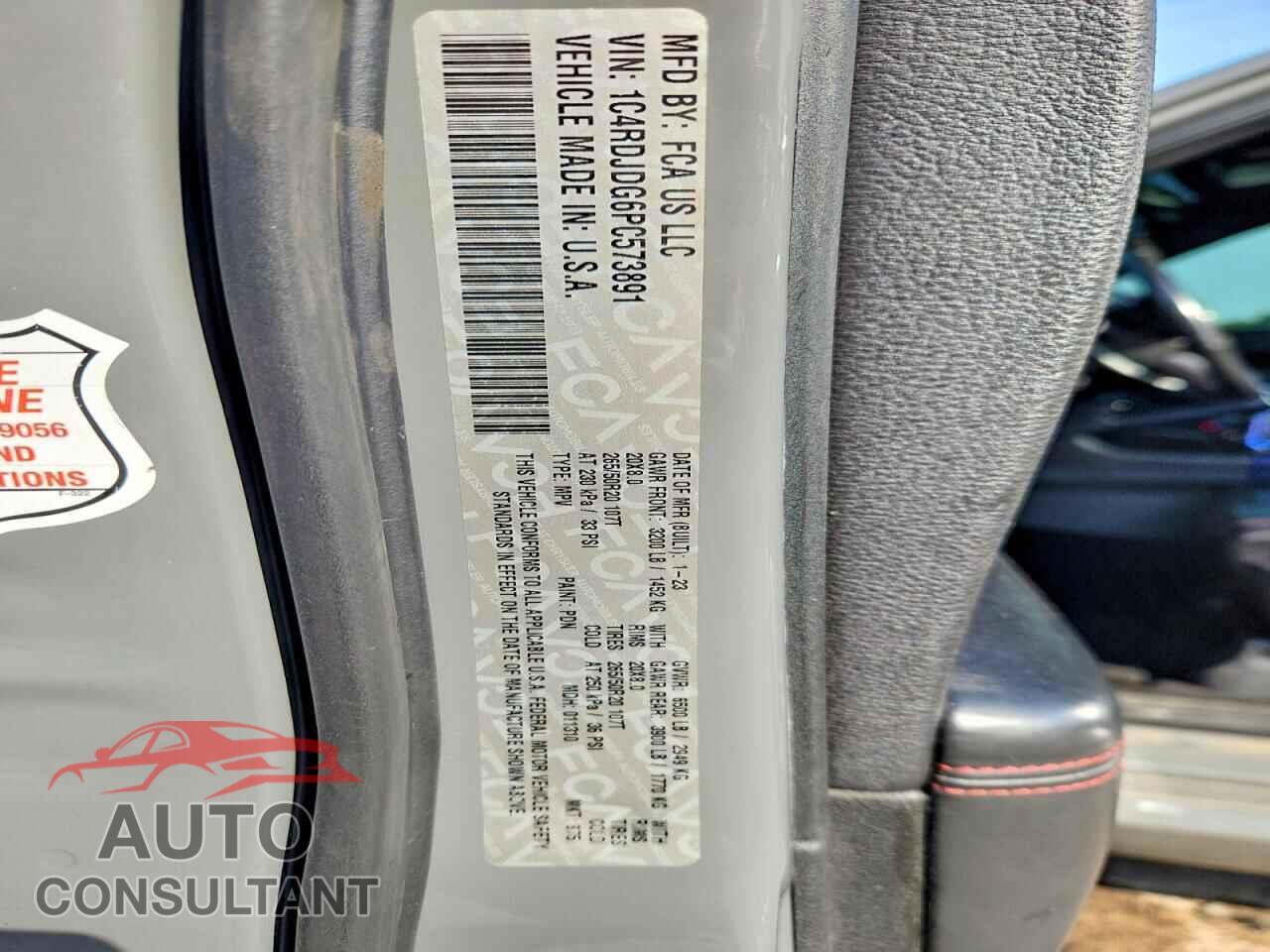 DODGE DURANGO 2023 - 1C4RDJDG6PC573891