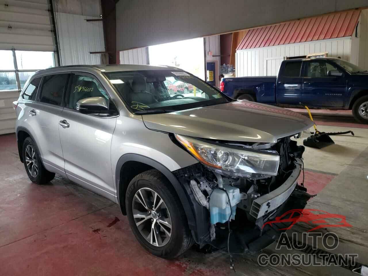 TOYOTA HIGHLANDER 2016 - 5TDJKRFH7GS243828