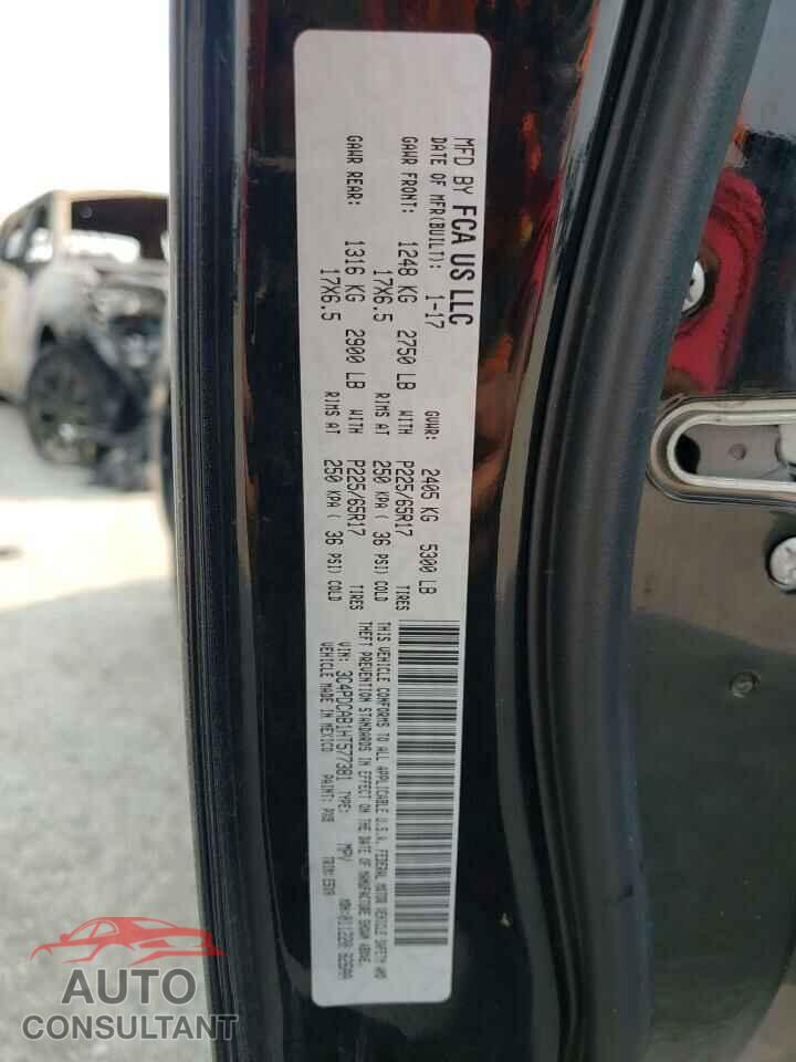 DODGE JOURNEY 2017 - 3C4PDCAB1HT577381